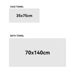 Absordent Solid Color Towel Bath Towel