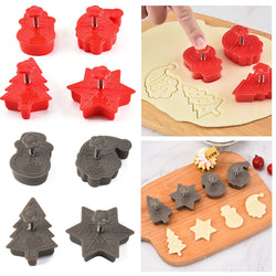 Plastic 3D Christmas Biscuit Mold