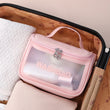 Clear Makeup Cosmetic Bag with Handle Storage Bag