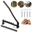 Manual Firewood Separator Wall Mounted Kindling Log Splitter Tool