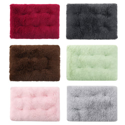 Dogs Cushion Solid Color Keep Warmth Soft Texture Thickened Cat Dogs Sleeping Mat