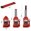 16 Ton Bottle Jack Heavy Duty Hydraulic Lifting Ram Car Van Boat Truck Caravan