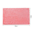 50*80cm Rectangle Chenille Bath Rug Kitchen Rug Pad Non-Slip Floor Mat