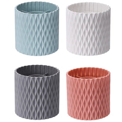 Rotating Plastic Makeup Brush Holder Organizer