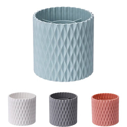 Rotating Plastic Makeup Brush Holder Organizer