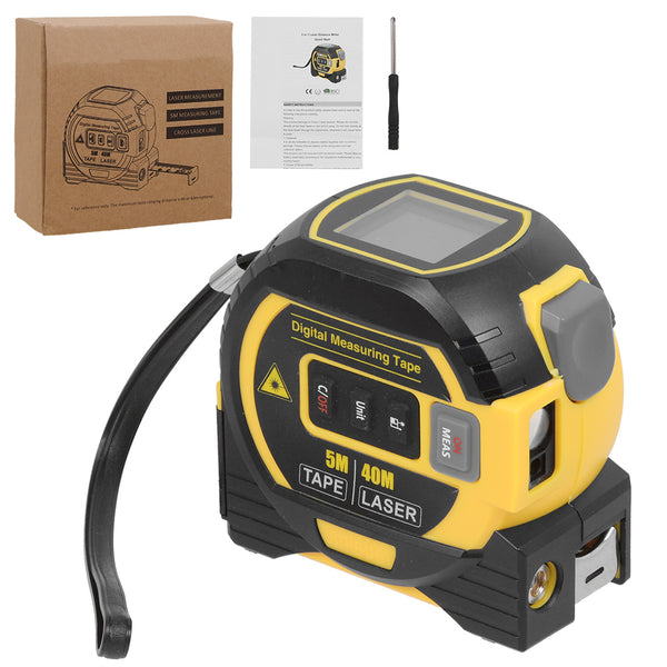 3 in 1 Digital Measure Tape Laser Distance Meter