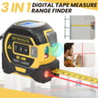 3 in 1 Digital Measure Tape Laser Distance Meter