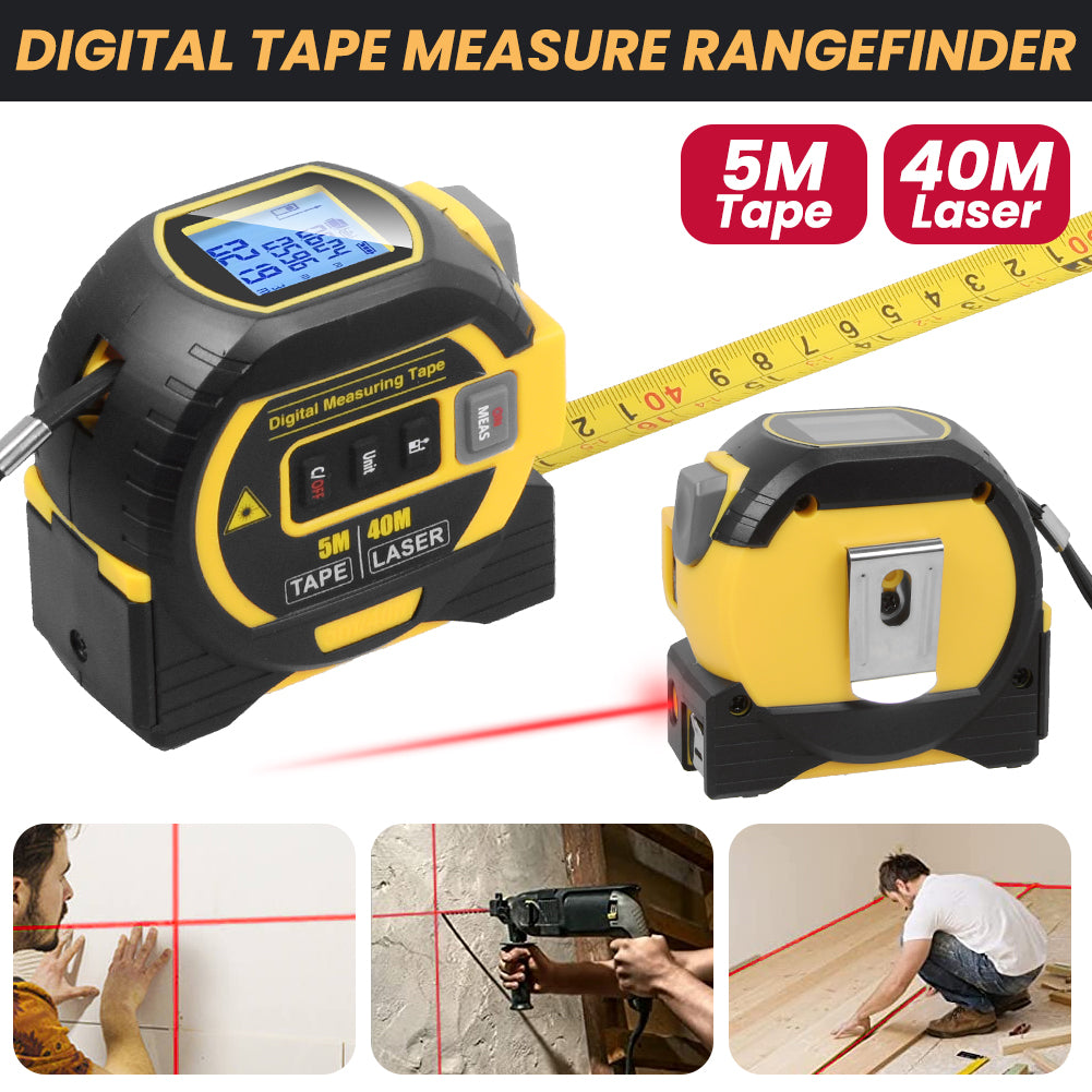 3 in 1 Digital Measure Tape Laser Distance Meter – majexic.co.uk