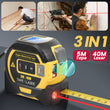 3 in 1 Digital Measure Tape Laser Distance Meter