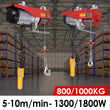 800/1000kg Electric Winch Scaffold Hoist Winch Crane Workshop