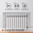 60cmx5m Radiator Insulation Foil Heat Reflector Sheet Energy save Foil