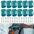12x Power Battery Mount Hanger Storage Stand Holder for Bosch Makita
