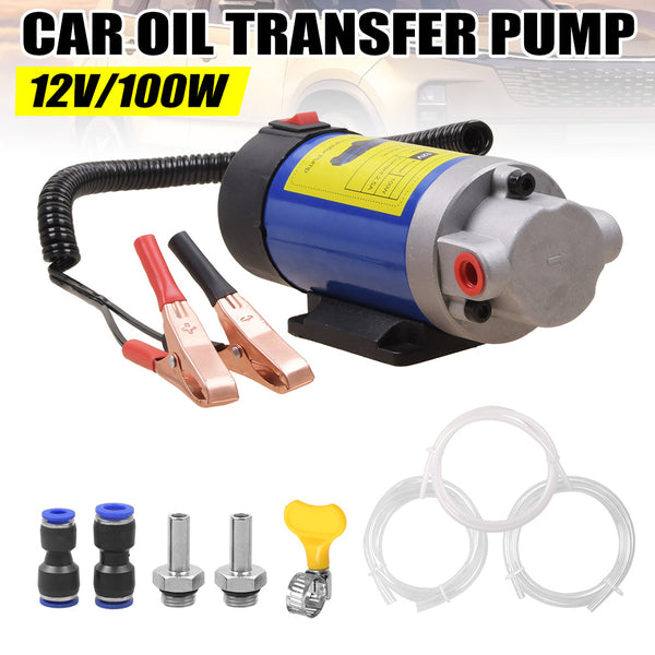 12V Electric Car Engine Diesel Fuel Pump Oil Transfer
