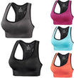 3pack Sports Bra Cut Out Back Gym Yoga Top
