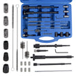 21pc Injector Seat & Glow Plug Shaft Maintenance Set Reamers