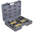 7PC CAR DENT AUTO BODY PANEL REPAIR TOOL KIT BEATING DOLLIE HAMMERS SET
