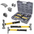 7PC CAR DENT AUTO BODY PANEL REPAIR TOOL KIT BEATING DOLLIE HAMMERS SET