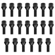 20x Black 12x1.5 Cone Seat Wheel Lug Bolts 28mm Shank / 17mm Hex