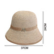 Foldable Wide Brim Floppy Girls Straw Hat