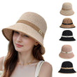 Foldable Wide Brim Floppy Girls Straw Hat