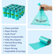 17 Rolls Biodegradable Poop Waste Bag Refill Dog Poo Bags  1 Adjustable Dispenser