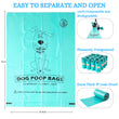 17 Rolls Biodegradable Poop Waste Bag Refill Dog Poo Bags  1 Adjustable Dispenser
