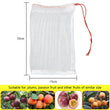 100PCS Fruit Protection Bags Nylon Mesh Net Barrier Bags