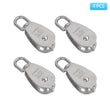 4X M32 Heavy Duty Stainless Steel Single Wheel Swivel Lifting Rope Pulley