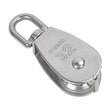 4X M32 Heavy Duty Stainless Steel Single Wheel Swivel Lifting Rope Pulley