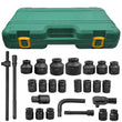 26x 3/4" & 1" Drive IMPACT SOCKETS Ratchet Set 21-65mm HGV 6 Pt