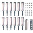 12PCS Heavy Duty Metal Push To Open Catch Cabinet Door Kitchen Wardrobe Hardware