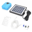 Solar Powered Air Stone Aerator Pond Water Oxygenator Oxygen Pump