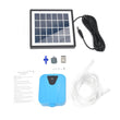 Solar Powered Air Stone Aerator Pond Water Oxygenator Oxygen Pump