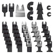 37X Oscillating Multi Tool Saw Blades Set For Dewalt Carbide Blade