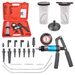 Hand Held Vacuum Pump Brake Bleeder Set Bleed tester Tool Kit 2 Jars