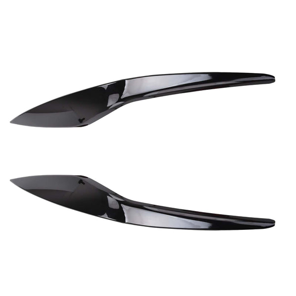 Ford Fiesta Mk7- 2008- 2012 Gloss Black Headlight Eyebrows