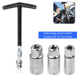 4x T-BAR SPARK PLUG SPANNER WRENCH SET 16mm 18mm 21mm SOCKETS