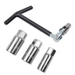 4x T-BAR SPARK PLUG SPANNER WRENCH SET 16mm 18mm 21mm SOCKETS