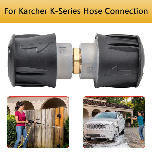 High-Pressure Washer Quick Release Adaptor Hose To Connector