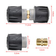 High-Pressure Washer Quick Release Adaptor Hose To Connector