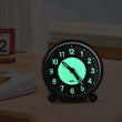 Silent Bedside Alarm Clock Non~Ticking Glow-in-the-Dark