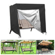 Garden Swing 3 Seater Chair Cover Zip Canopy Hammock Waterproof