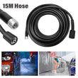 15M High Pressure Washer Hose Pipe Jet Wash Lance Thread M14 X M22