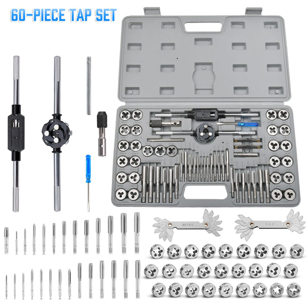 60PC Metric / Imperial Tap and Die Set
