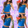 Women Y2K Crop Top Tshirt