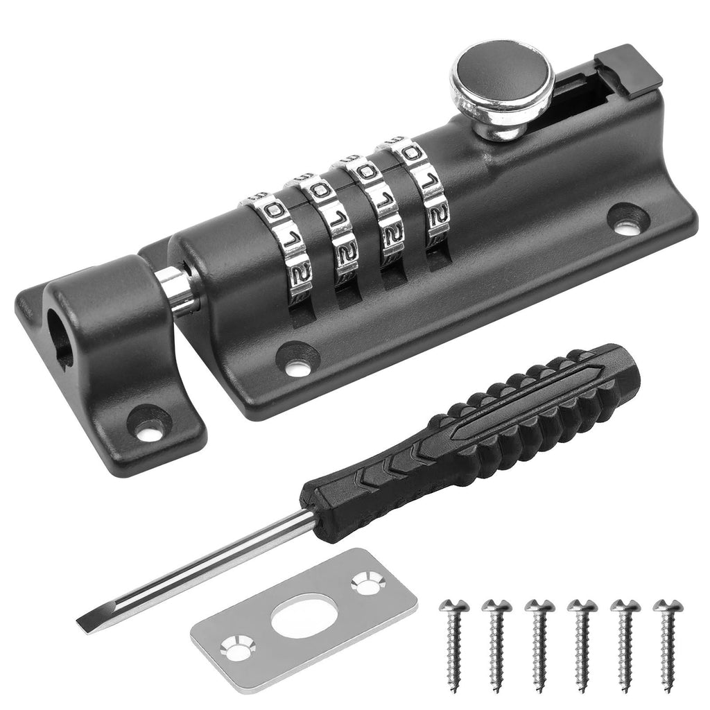 Lock Pad Key 4 Digit Combination Sliding Keyless Lock Security Pad – majexic.co.uk