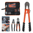 3 PCS Heavy Duty Bolt Cutters Wire Cable Chain Croppers