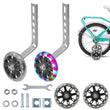 Universal Kids Bicycle LED Training Wheels Stabilisers