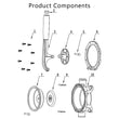 Boat Marine Manual Diaphragm Hand Bilge Water Pump Plastic