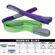 Webbing Lifting Cargo Sling 1-2m Duplex Strap Hoist
